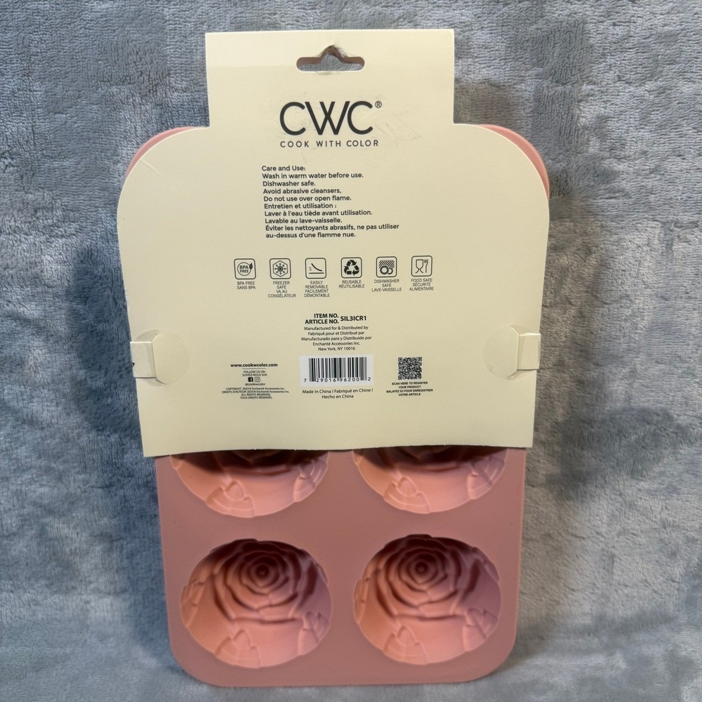 CWC‎ Roses 3PC Silicone Mold - Picture 2 of 2